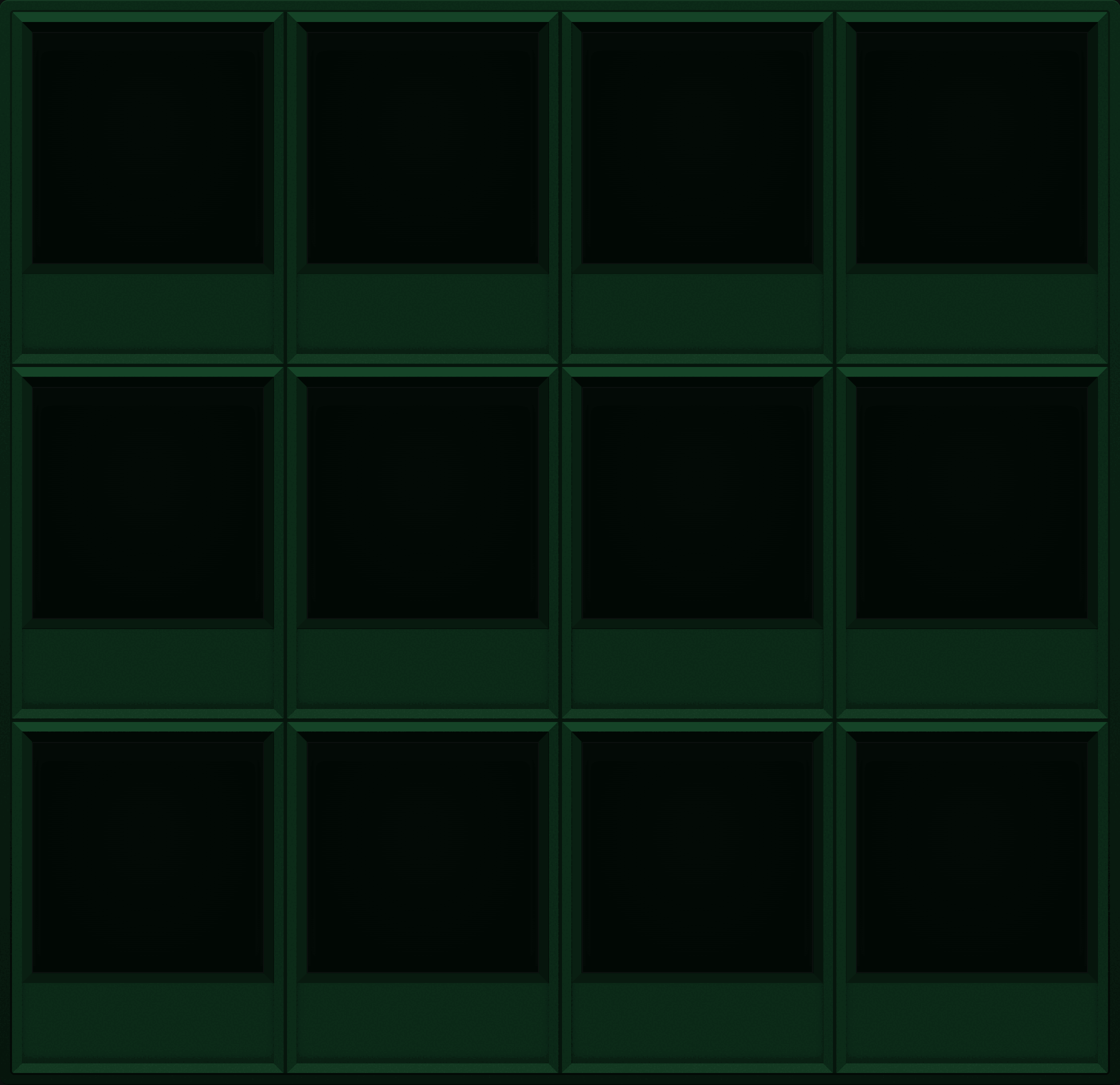Deep Forest Display Case (3x4)
